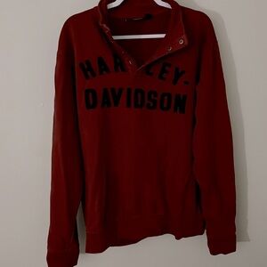 Harley Davidson Mockneck sweatshirt